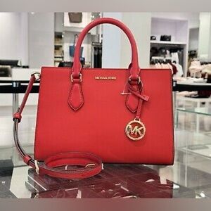 MICHAEL KORS SHEILA MEDIUM CENTER ZIP SATCHEL NWT
